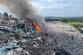090825-Požár skládky komunálního odpadu u Chrástu na Příbramsku