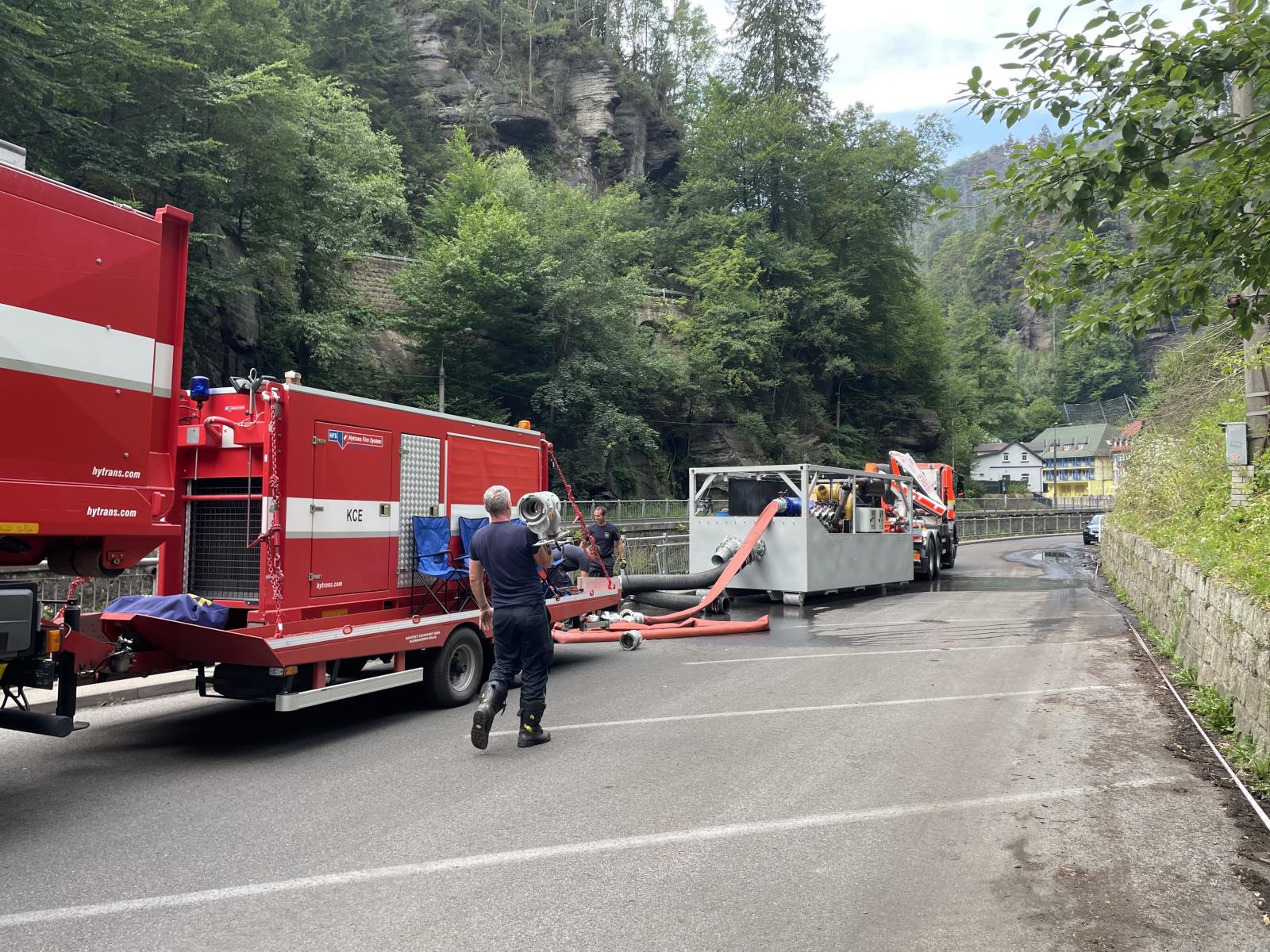 14-00-29-7-2022 HZS Olomouckého kraje aktivně zapojuje čerpadlo HSF