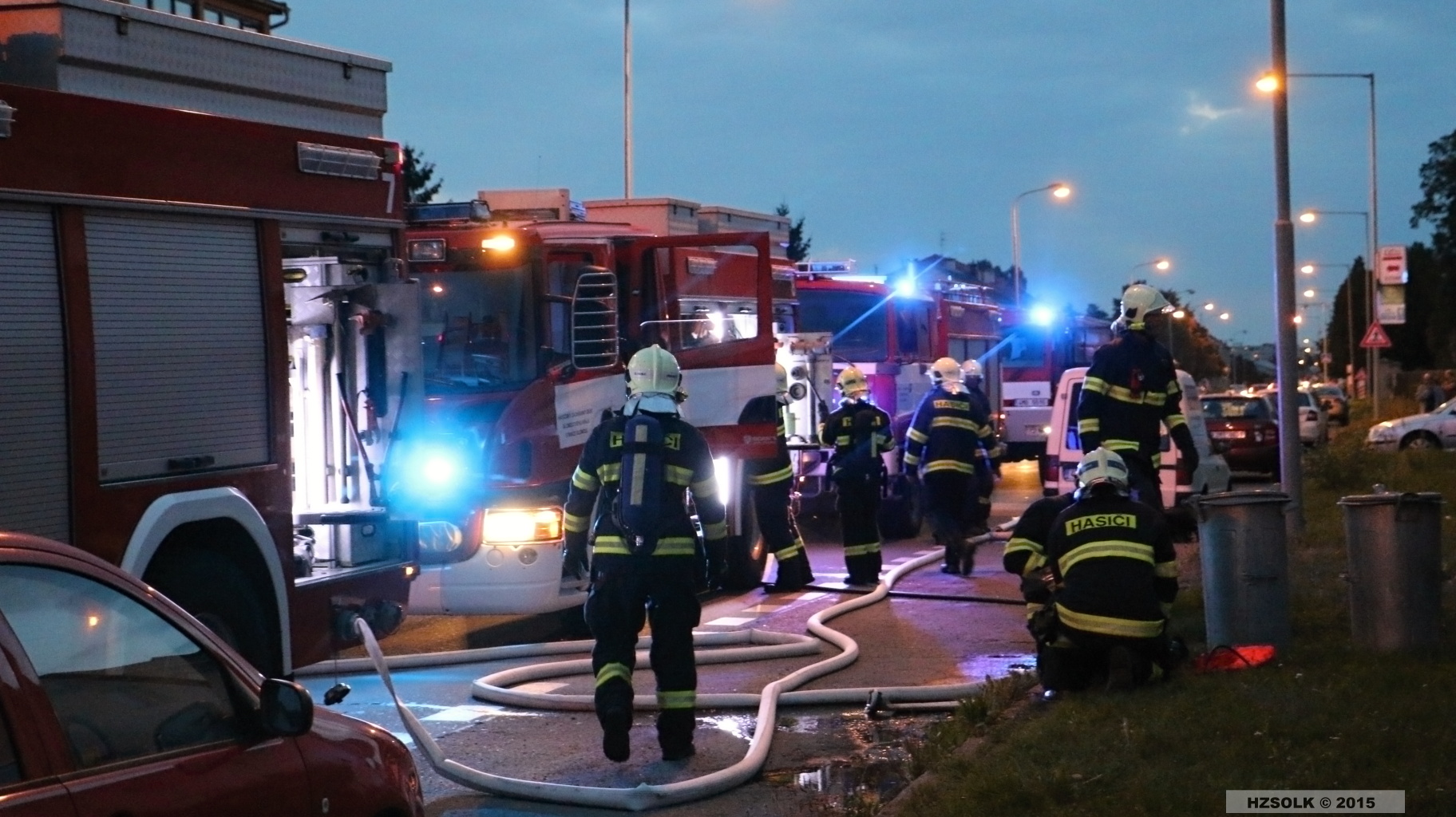 2 13-9-2015 Požár bytové jednotky - Dolní Novosadská - Olomouc (2).JPG