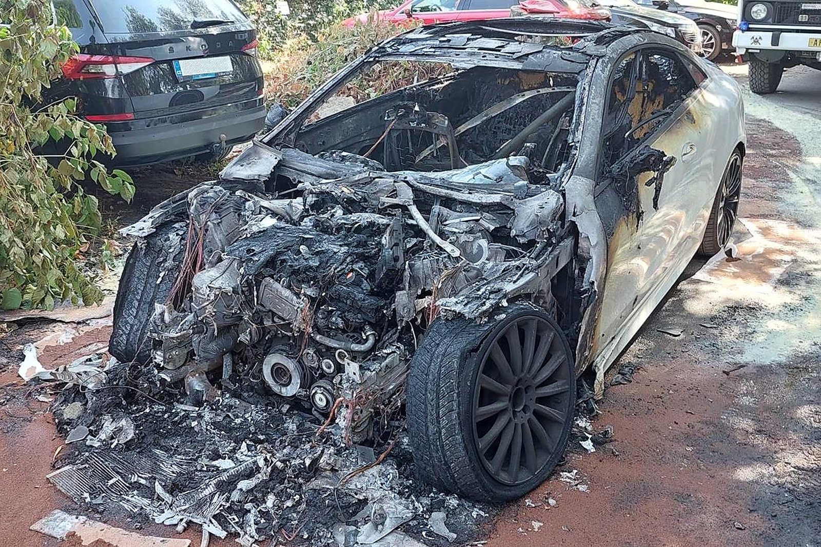 280626-Požár osobního vozidla v rekreační oblasti Ždáň u Slapské přehrady.jpg