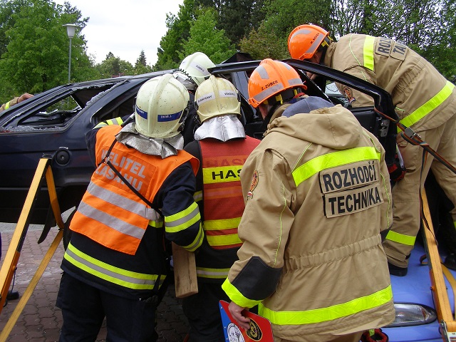 3 Krajská soutěž ve vyprošťování, Jindřichův Hradec - 15. 5. 2014 (16).JPG