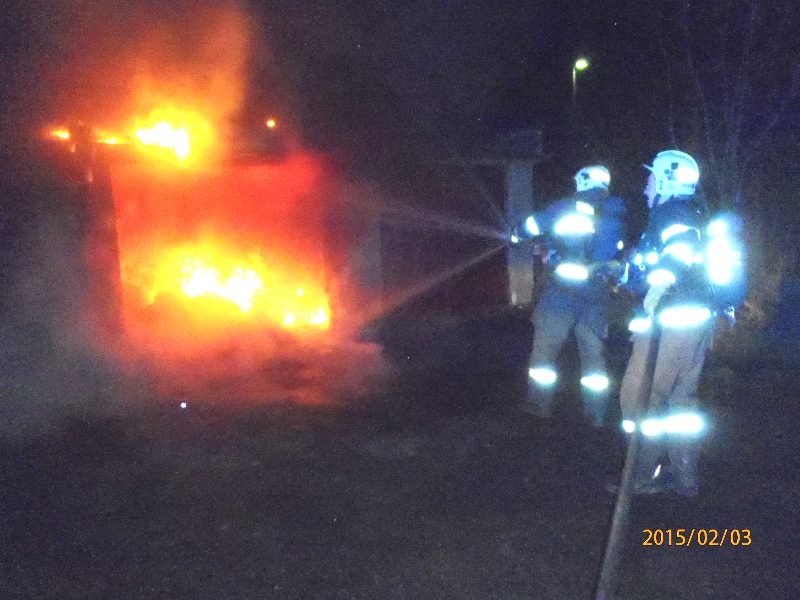 3.2.2015 Plzeň požár garáze.JPG