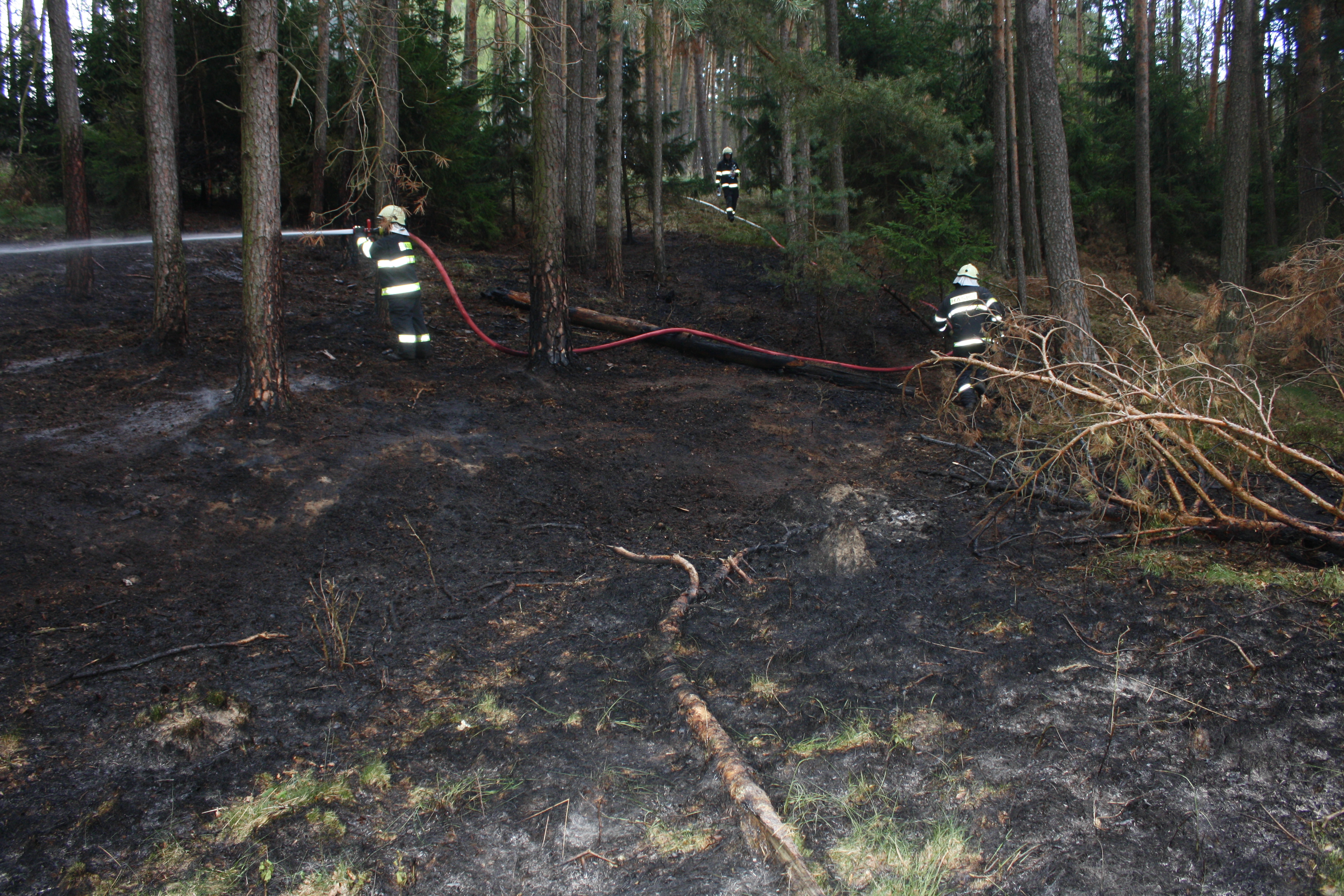 4 Požár lesa, Hněvkovice - 21. 4. 2014 (6).JPG