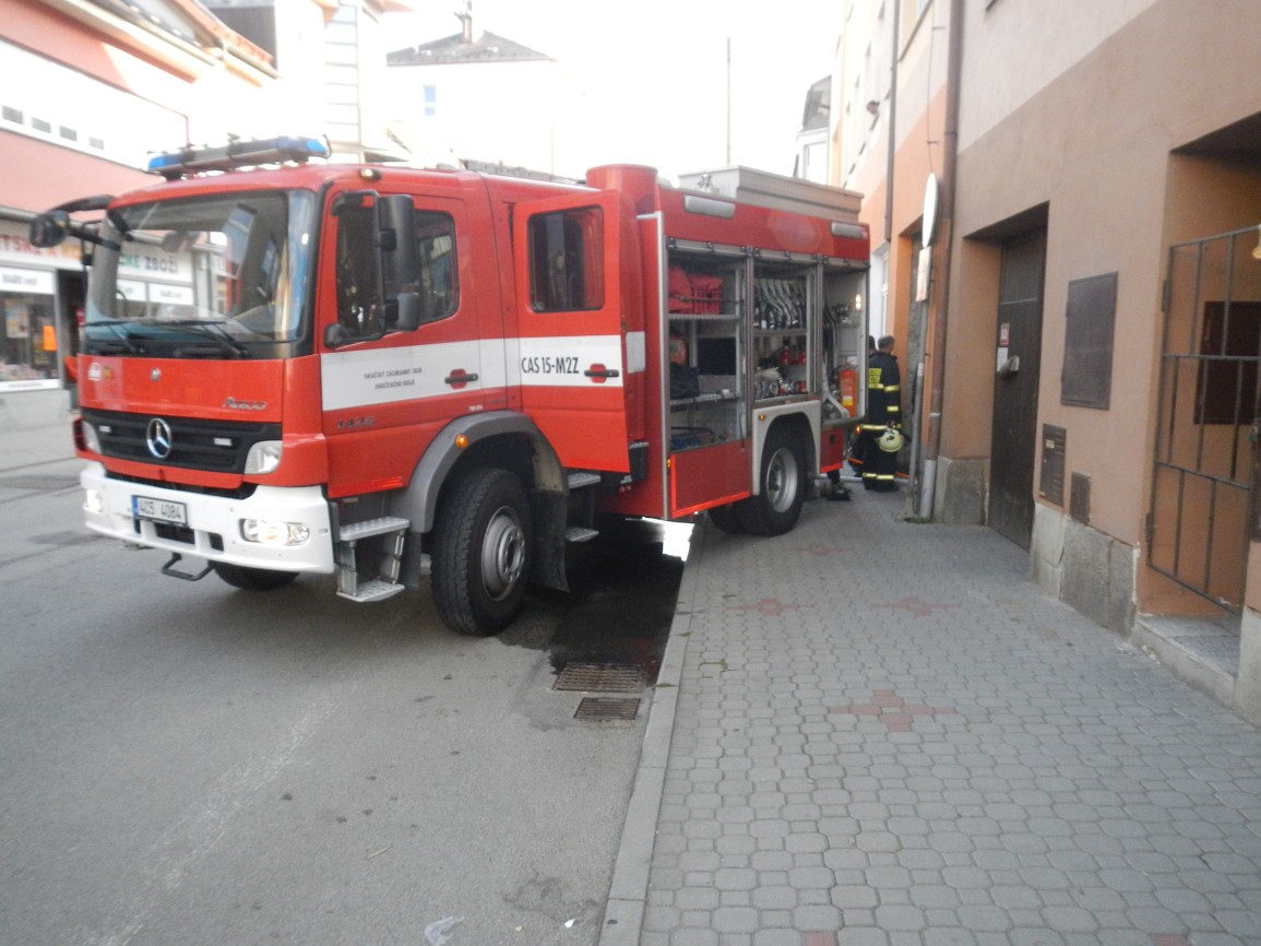 5 Požár bytu, Milevsko - 25. 8. 2014 (1).JPG