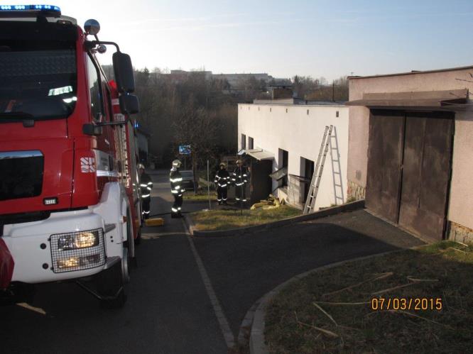 7.3.2015 požár dílny