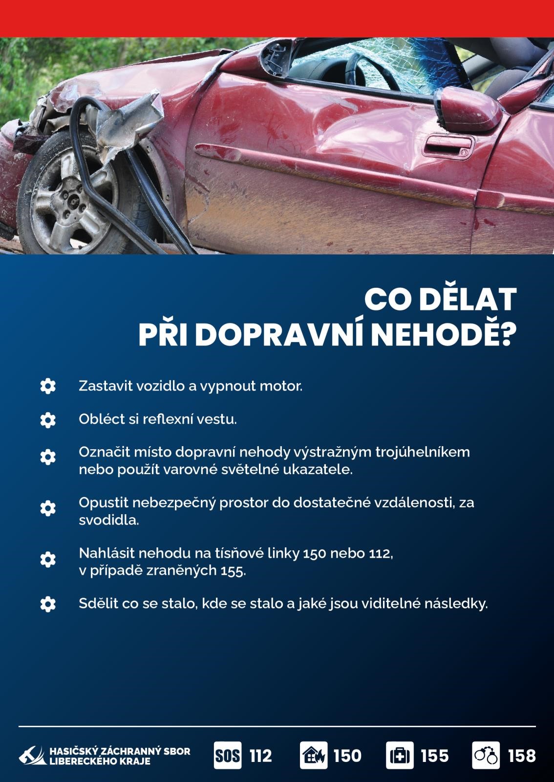 Co dělat při dopravní nehodě