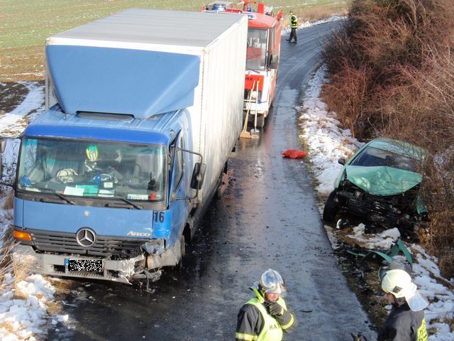 DN Podmokly směr Hradiště