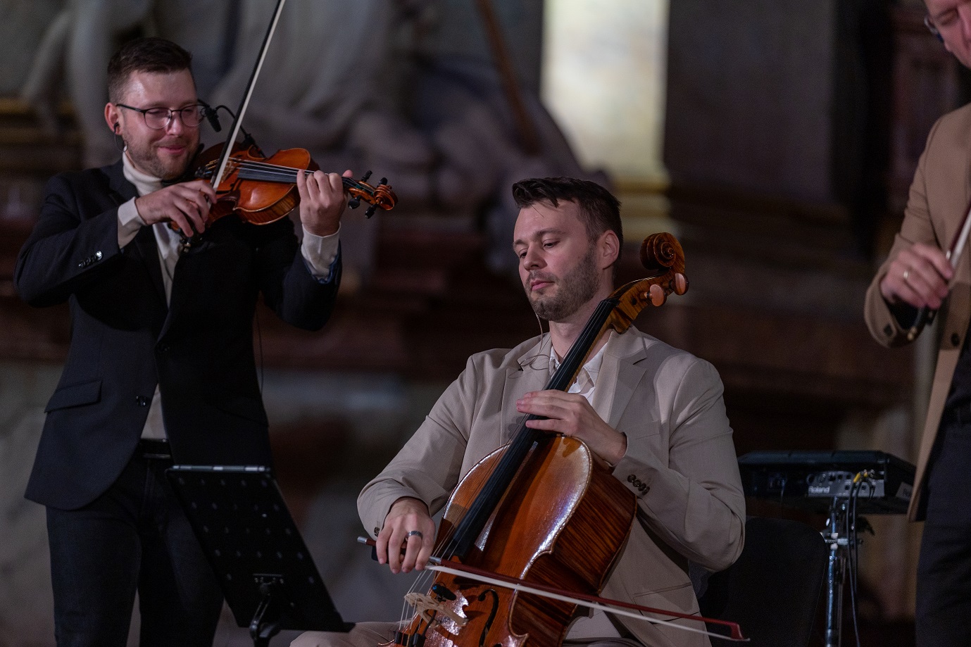 De Facto Quartet zahrál na počest hasičům v chrámu sv. Mikuláše