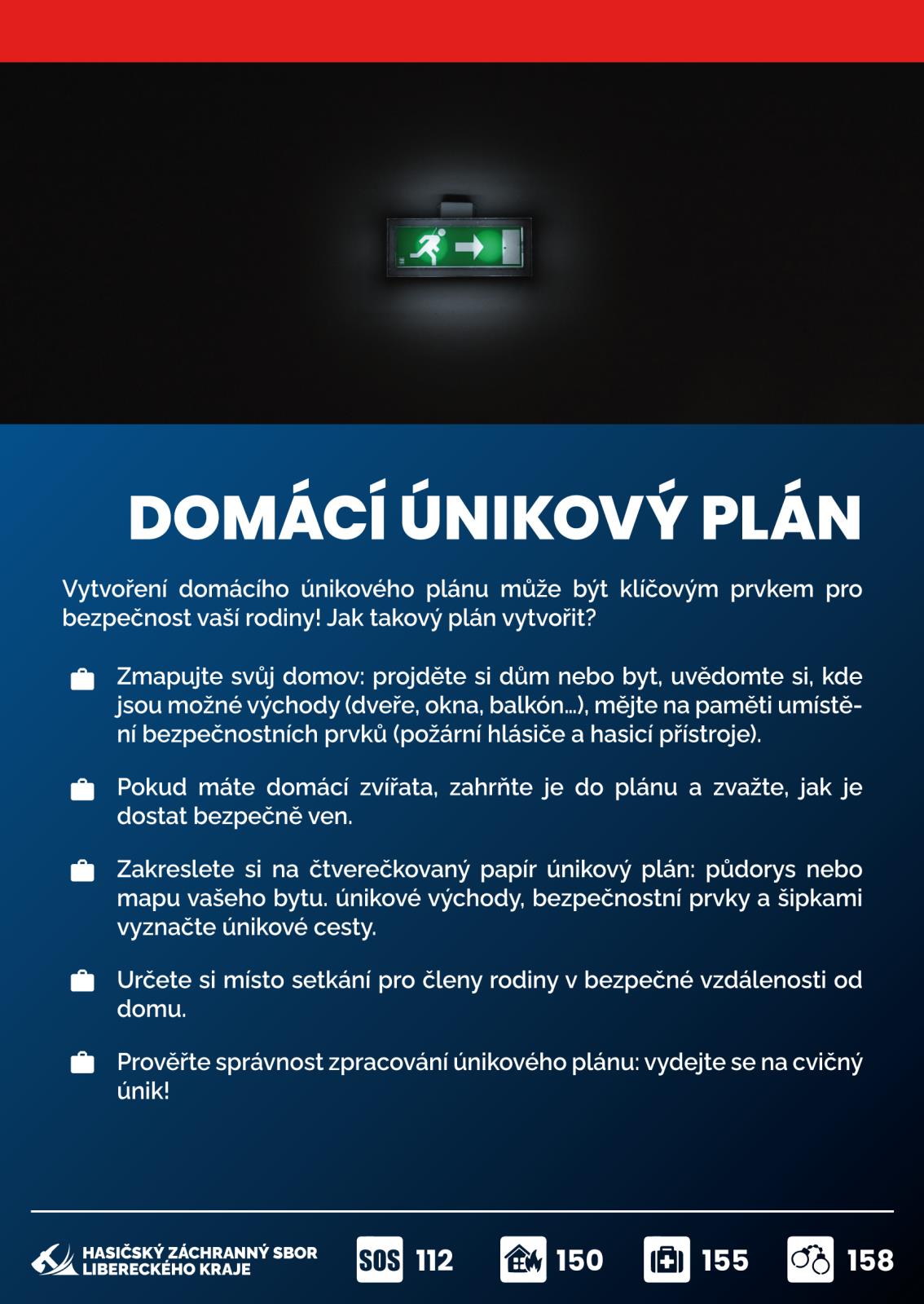 Domácí únikový plán