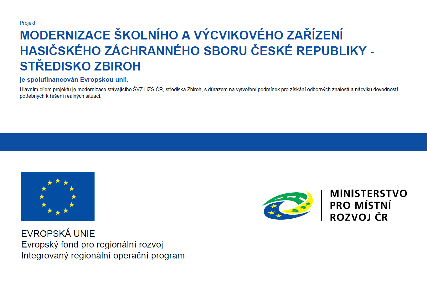 Evropské strukturální a investiční fondy