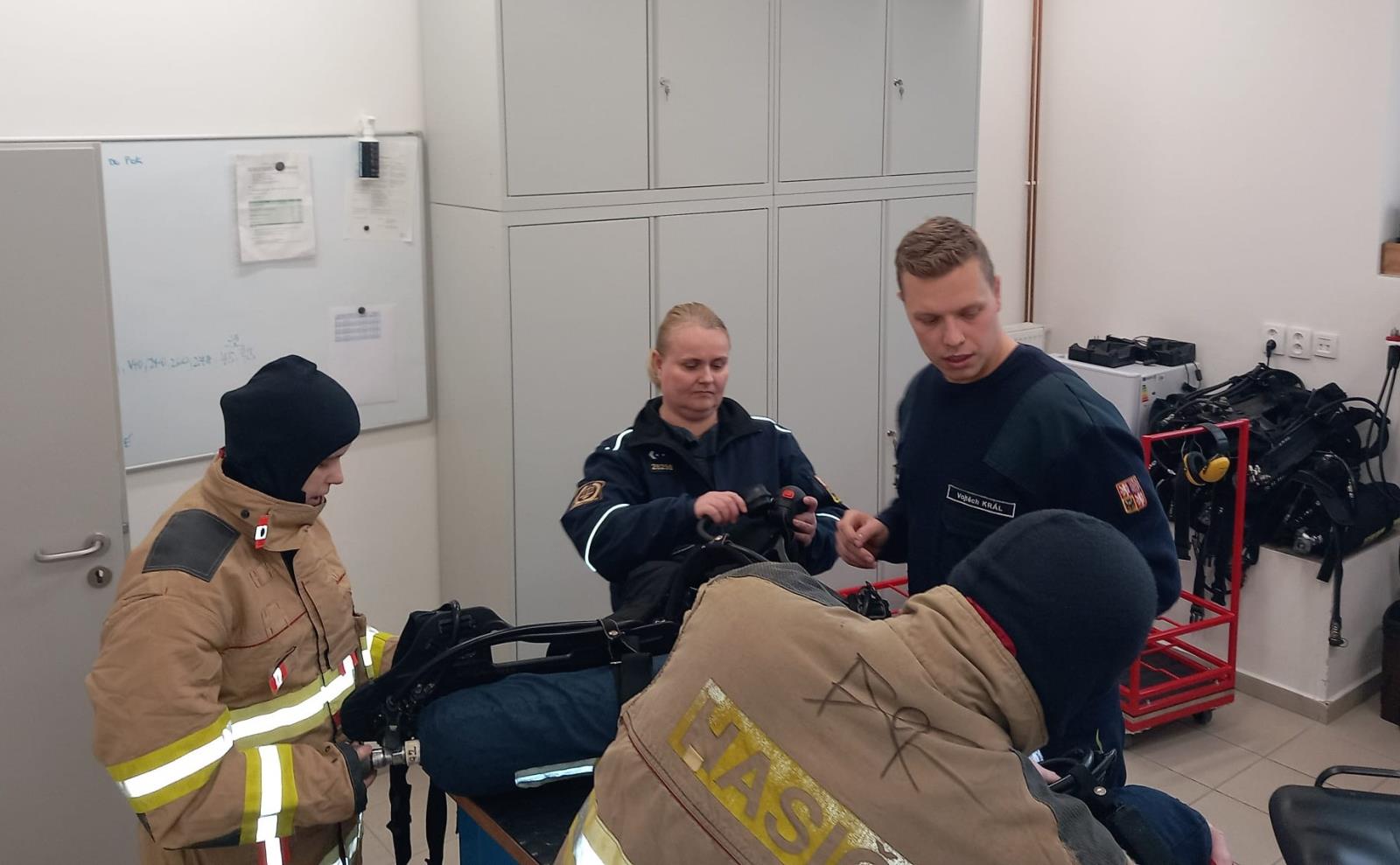 Foto z výcviku, autor: Vazební věznice Liberec