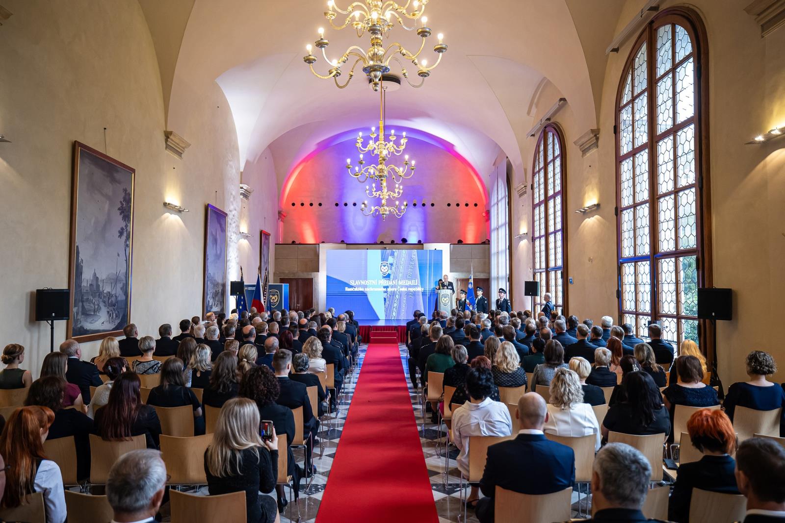 Foto ze slavnostního ceremoniálu, GŘ HZS ČR