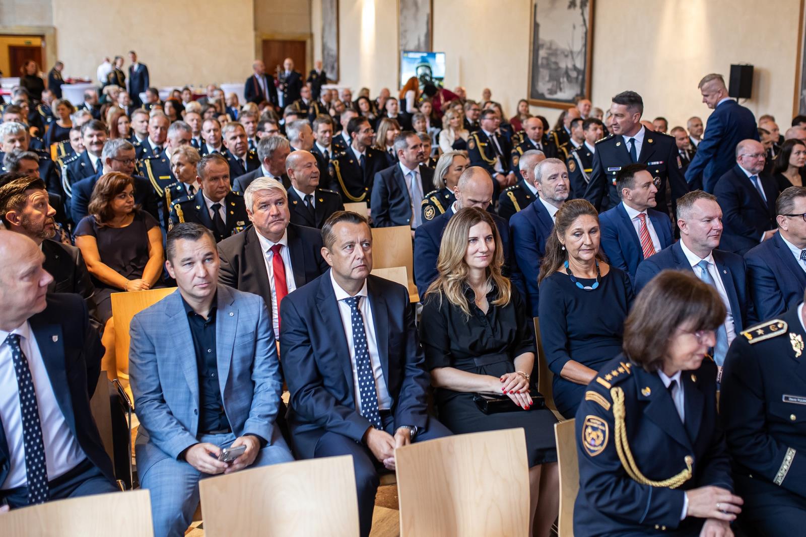 Foto ze slavnostního ceremoniálu, GŘ HZS ČR