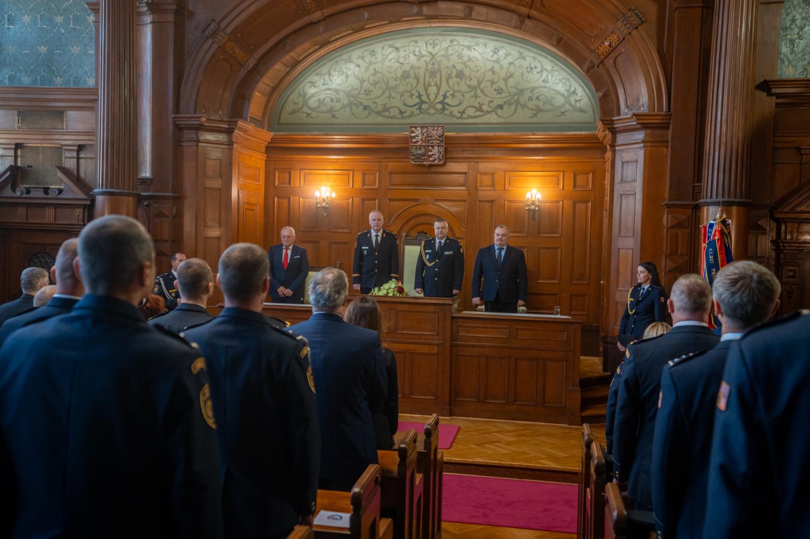 Foto ze slavnostního ceremoniálu předávání medailí 2025