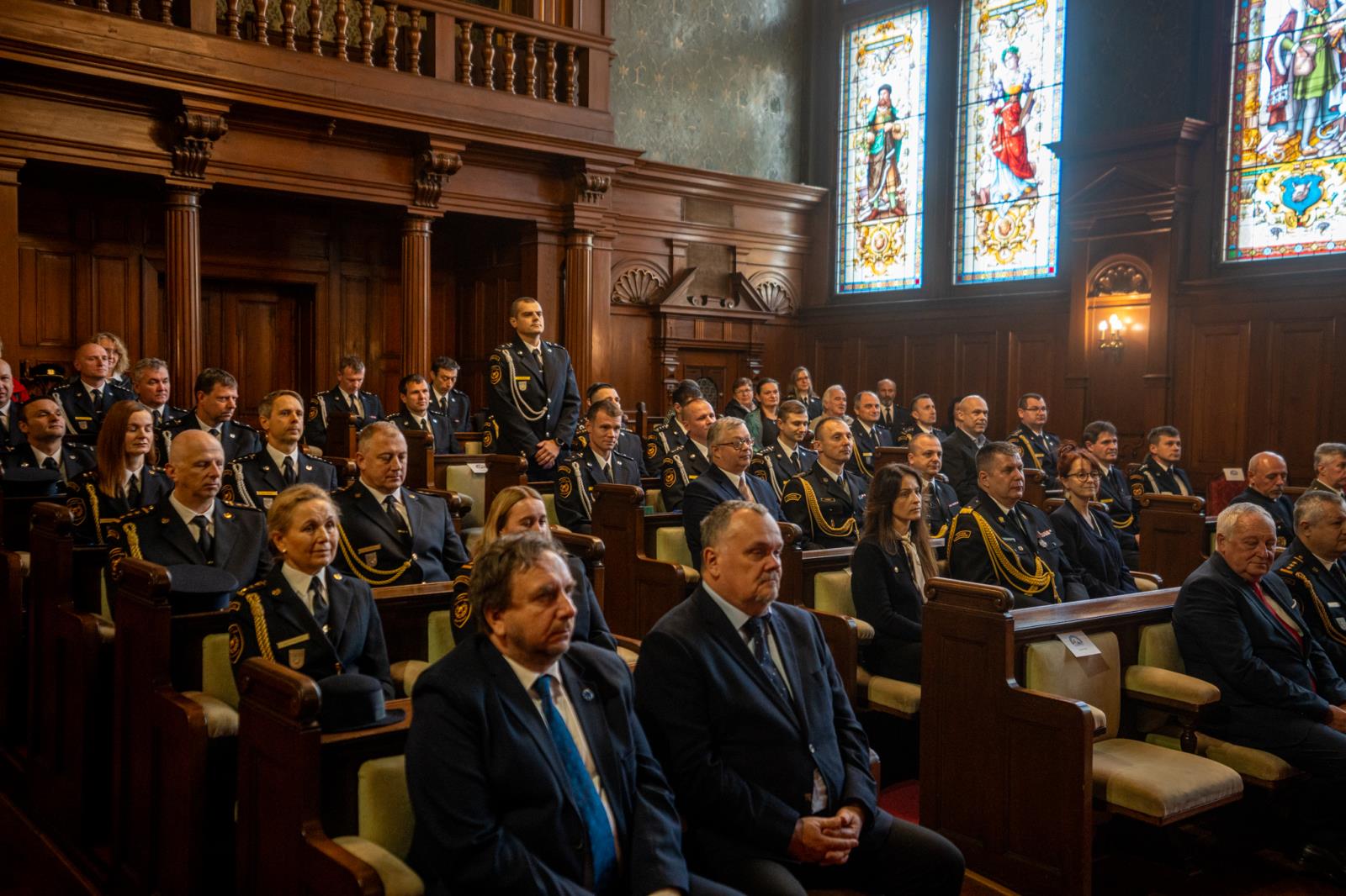 Foto ze slavnostního ceremoniálu předávání medailí 2025