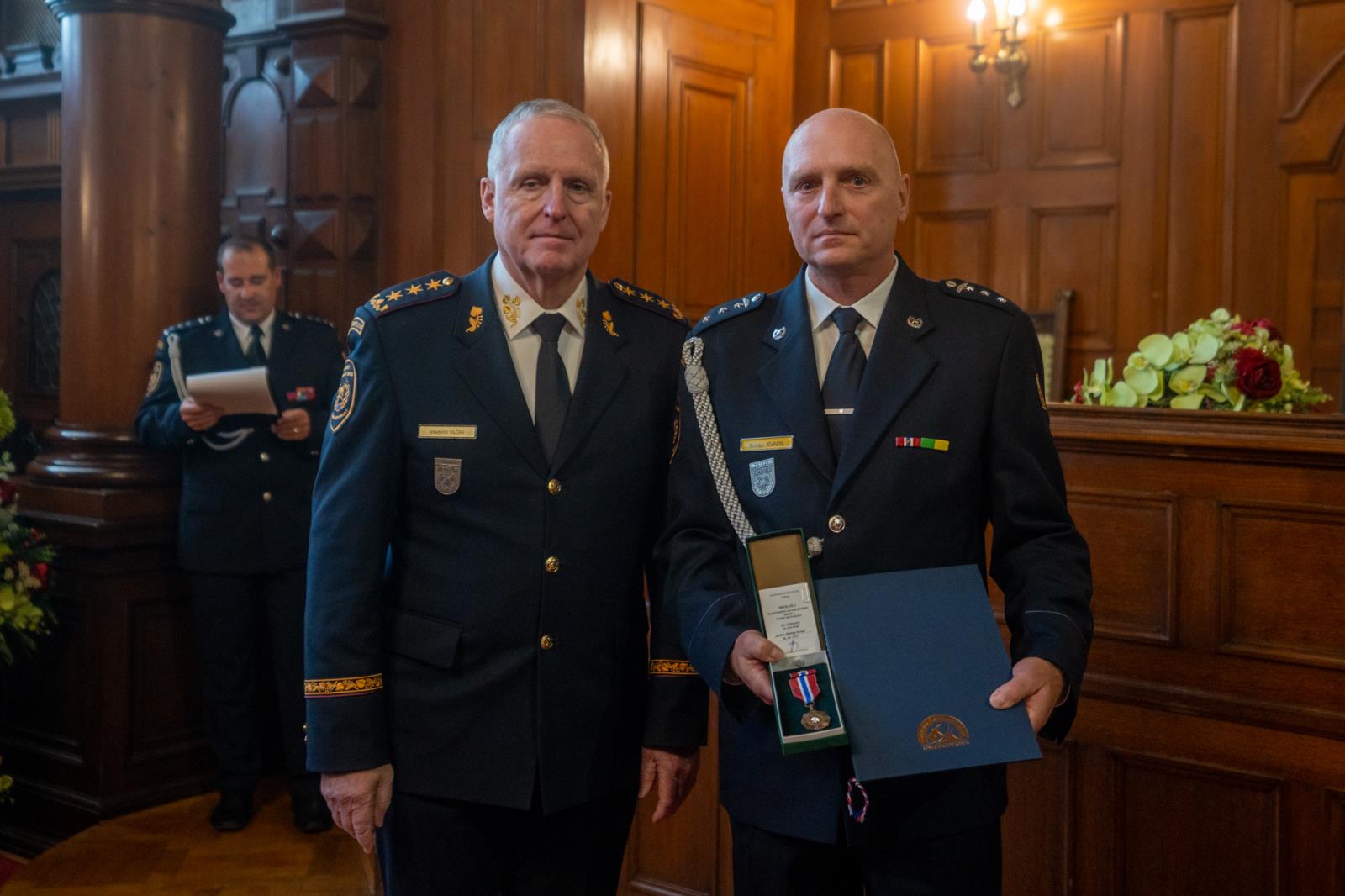 Foto ze slavnostního ceremoniálu předávání medailí 2025