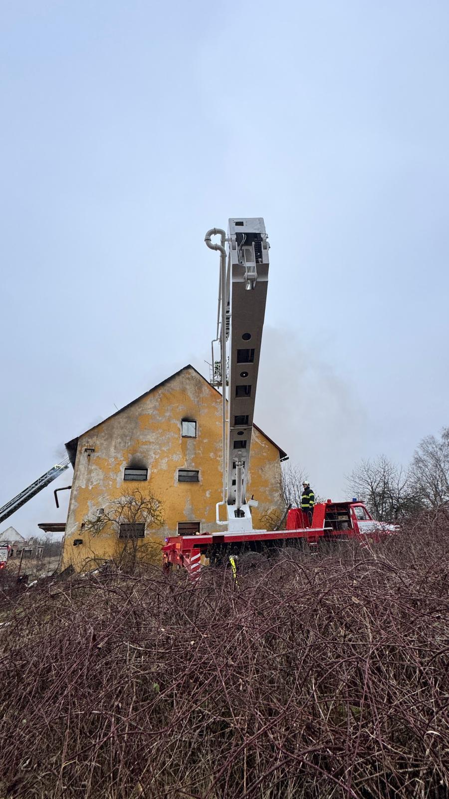 Foto ze zásahu, ppor. Jan Jech