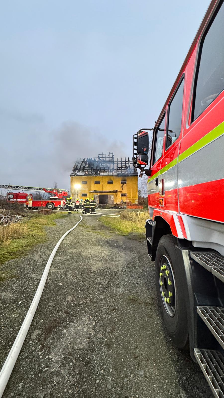 Foto ze zásahu, ppor. Jan Jech