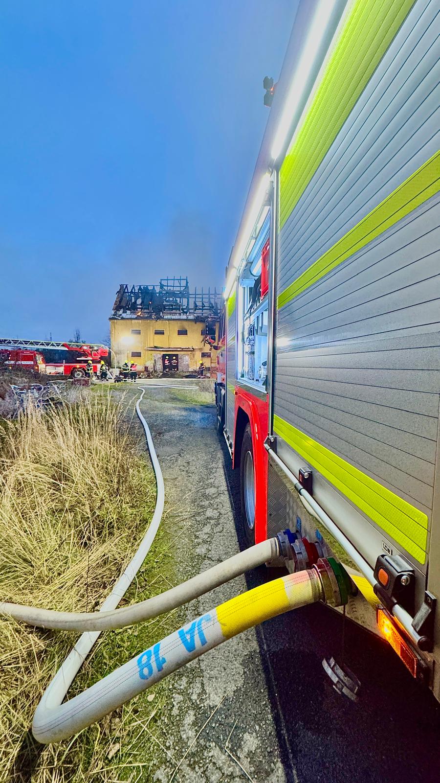 Foto ze zásahu, ppor. Jan Jech