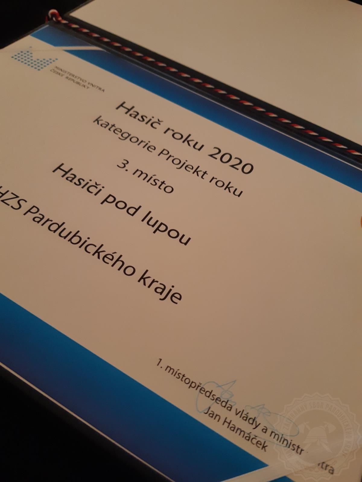 Hasič roku2 2020