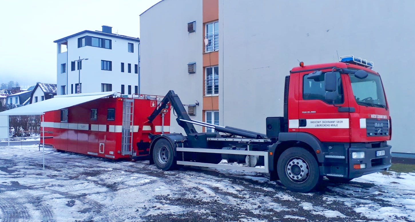 Hasiči opět poskytují techniku pro účely voleb