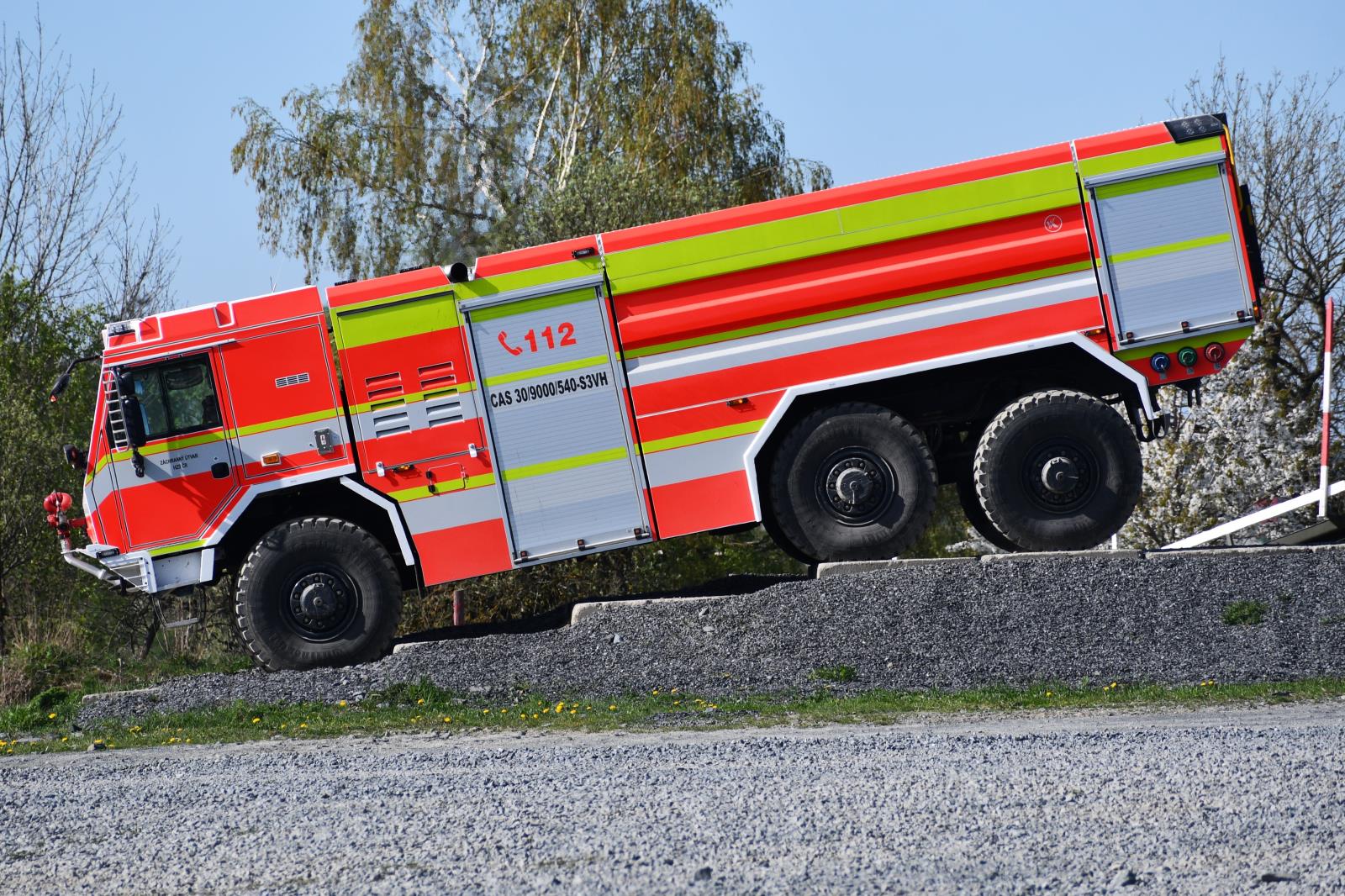 Libavá - výcvik lesní požáry