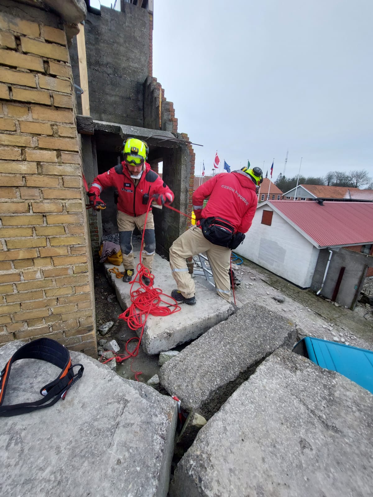 Mezinárodní cvičení USAR týmu v Dánsku