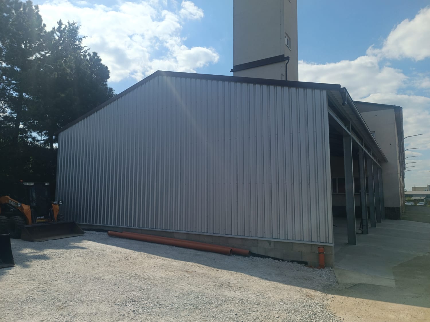 Montovaný přístřešek CHS Třebíč