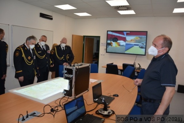 Návštěva generálního ředitele HZS ČR v prostorách školy