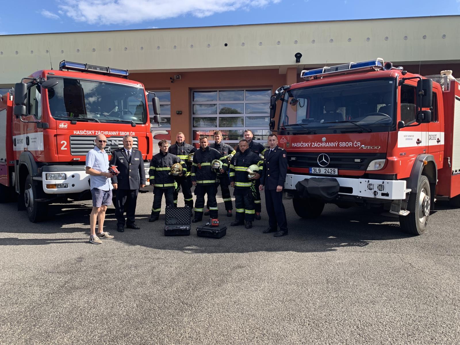 Předání termokamer