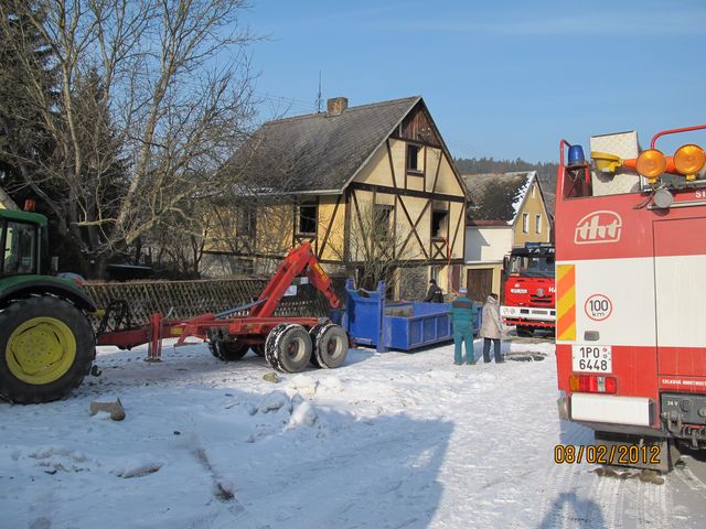 Požár roubenky