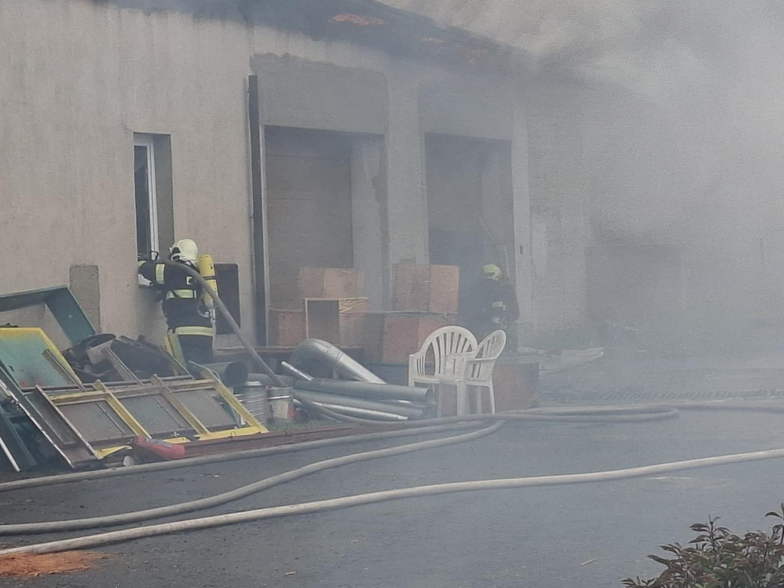 Požár pily Krásná, Pěnčín