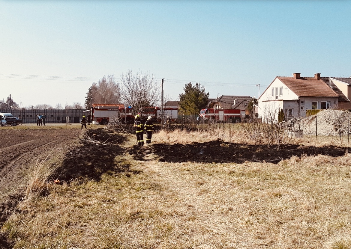 Požáry trávy, keřů a dalších v OLK 26.3.2022