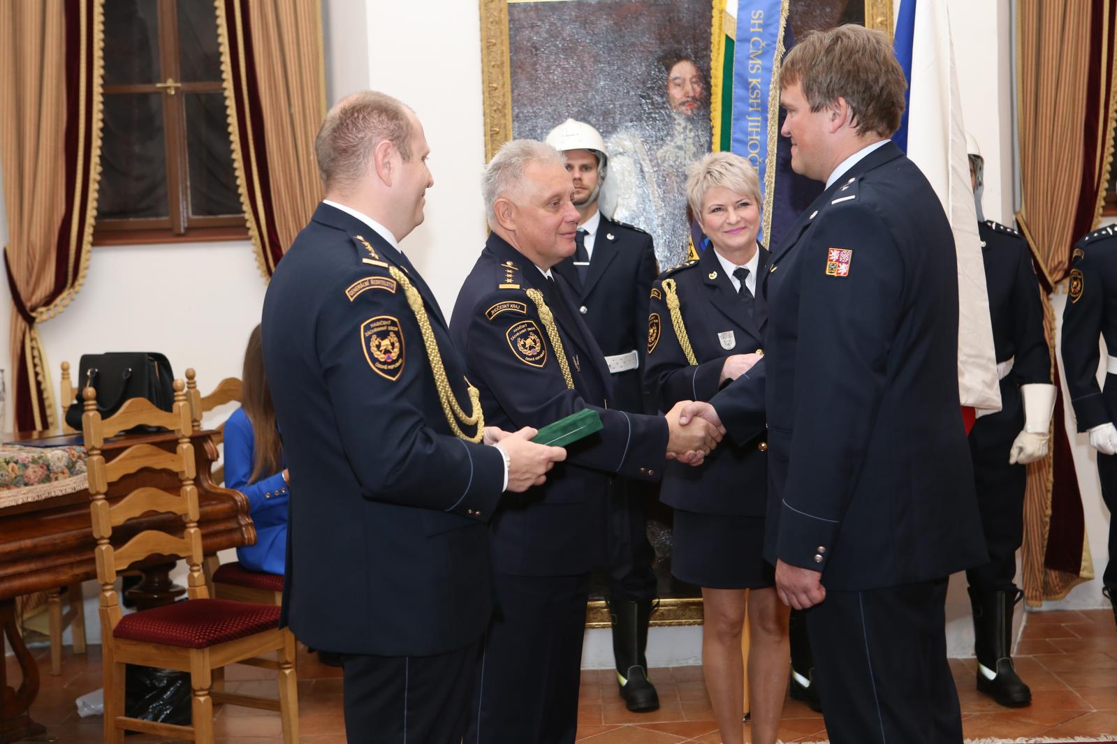 Předání medailí a složení slibu, Třeboň - 24. 10. 2019 (82).JPG