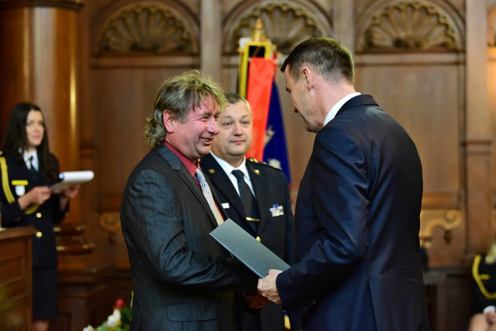 Předávání medailí HZS ČR 2023