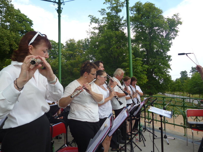 Promenádní koncert Smetanovy sady Olomouc 19.7.2015