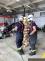Rescue meeting 2021_účastníci akce během výcviku na stanovišti 3 - Věž JENGA