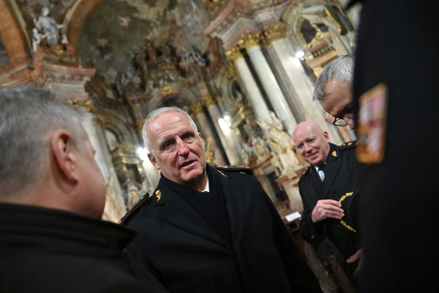 Slavnostní mše ke cti sv. Barbory v chrámu sv. Mikuláše v Praze na Malé Straně