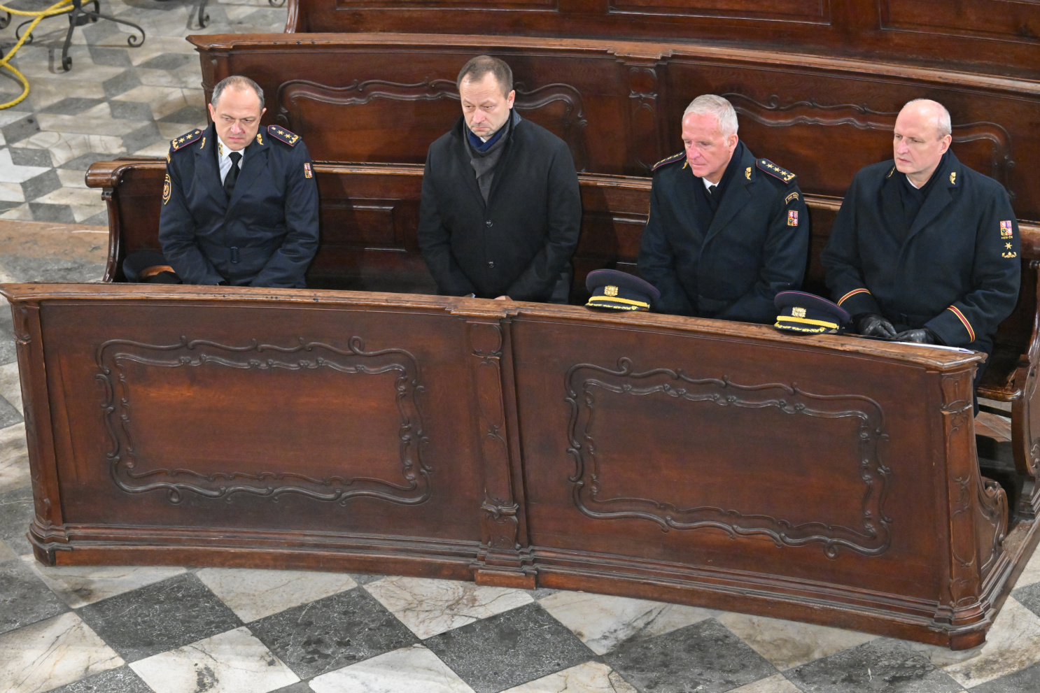 Slavnostní mše ke cti sv. Barbory v chrámu sv. Mikuláše v Praze na Malé Straně