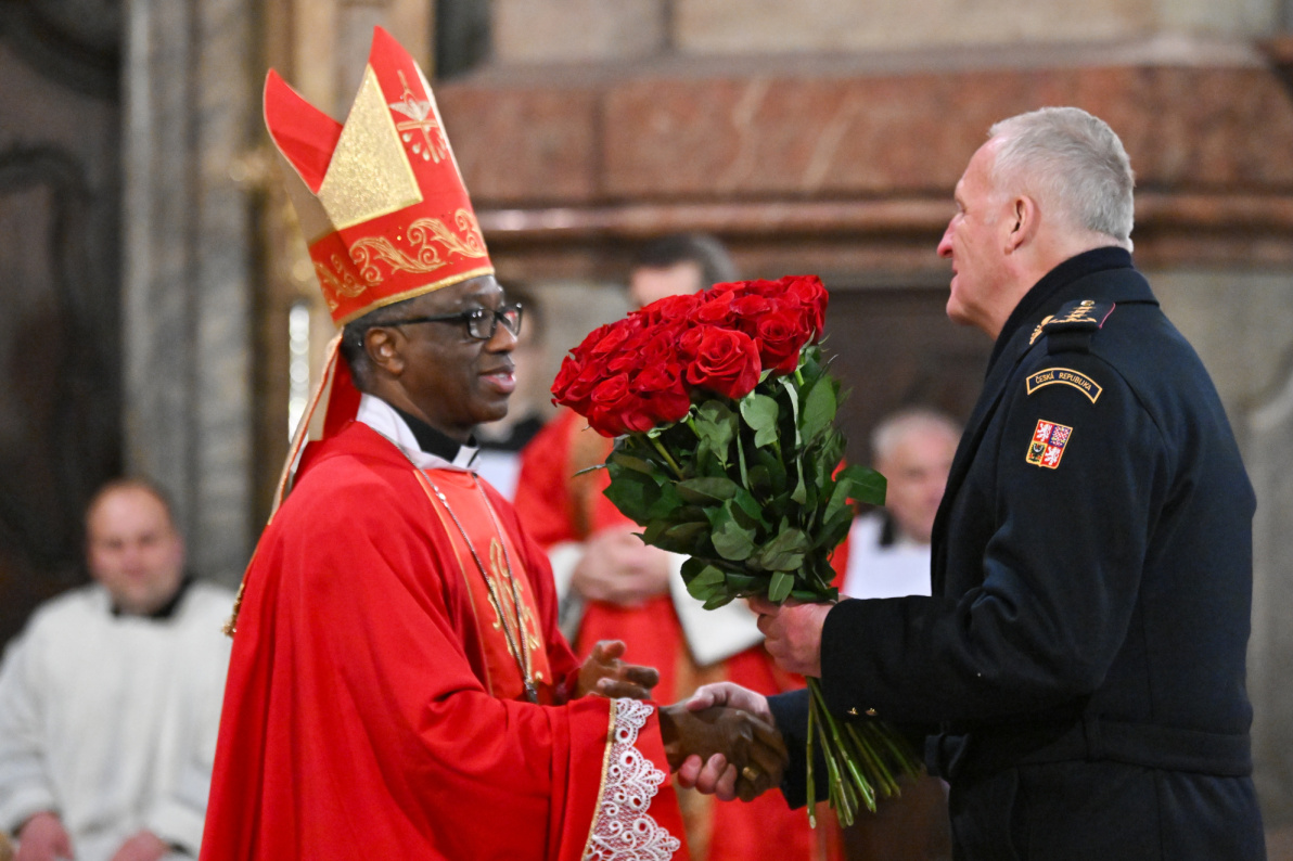 Slavnostní mše ke cti sv. Barbory v chrámu sv. Mikuláše v Praze na Malé Straně