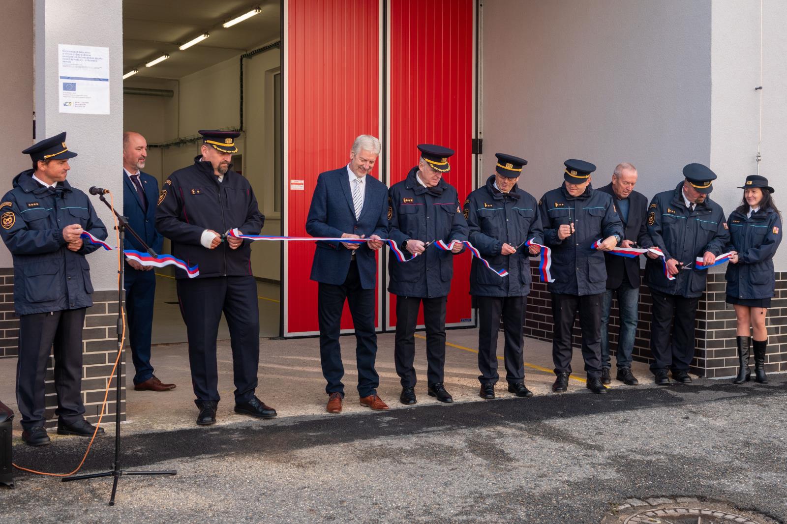 Slavnostní uvedení do provozu_projekt Modernizace ŠVZ HZS ČR - Středisko Zbiroh