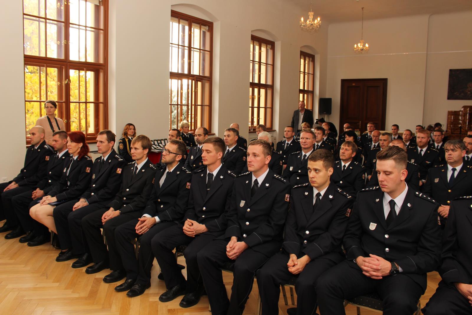 Služební slib, předání medailí, ocenění sportovců, České Budějovice - 25. 10. 2017 (5).JPG