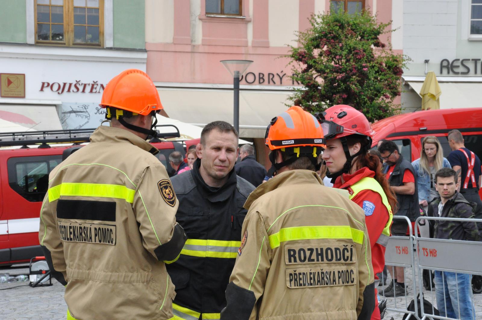 V Havlíčkově Brodě se konala krajská soutěž ve vyprošťování