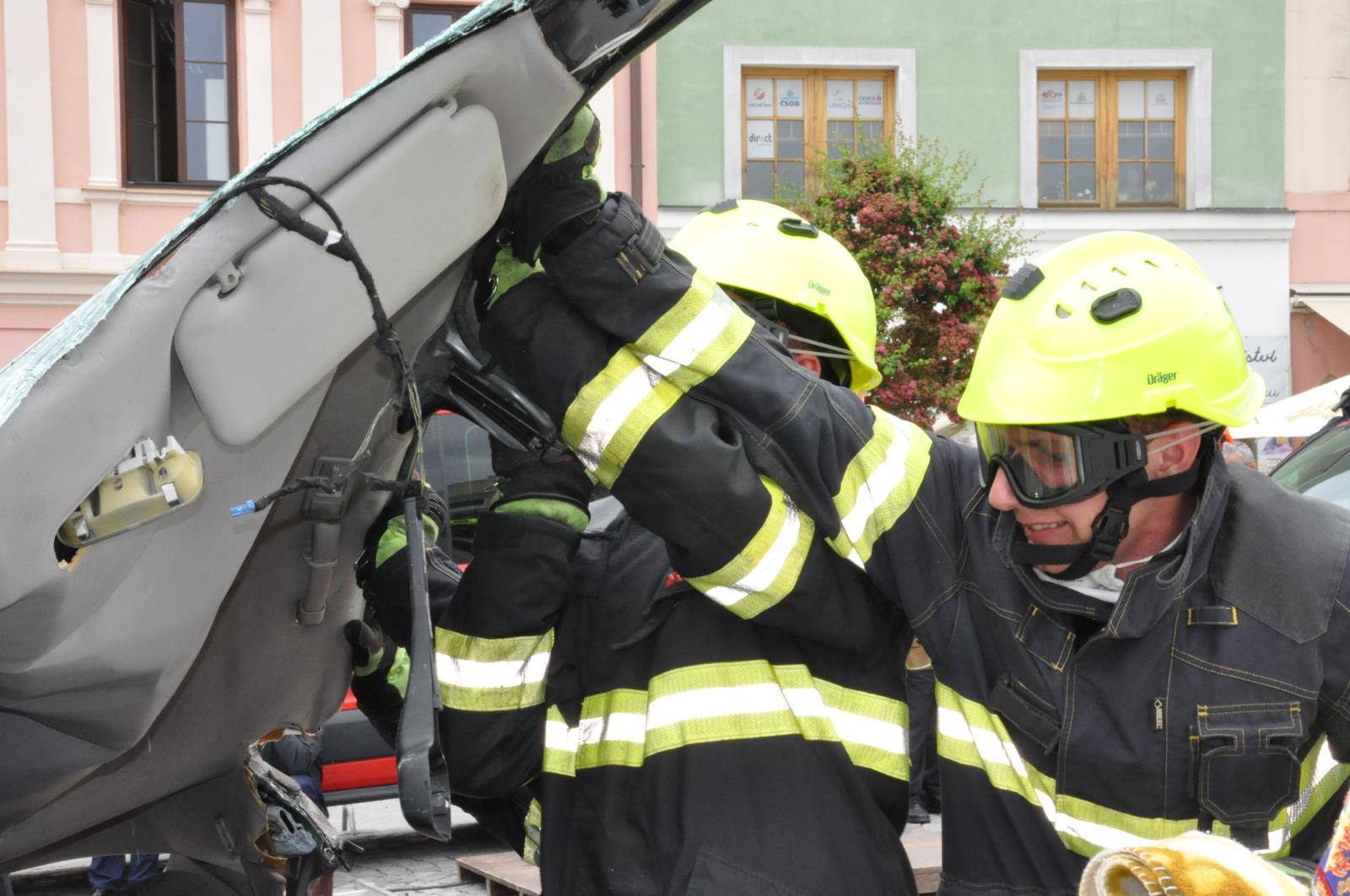 V Havlíčkově Brodě se konala krajská soutěž ve vyprošťování