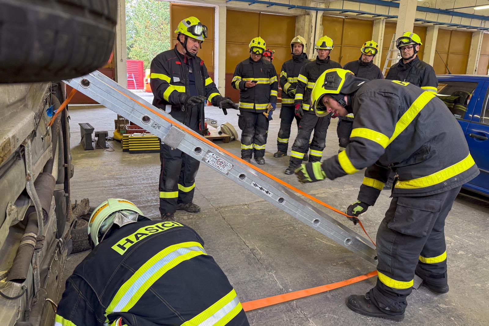 Ve Zbirohu o víkendu cvičili dobrovolní hasiči v rámci Rescue meeting JSDH