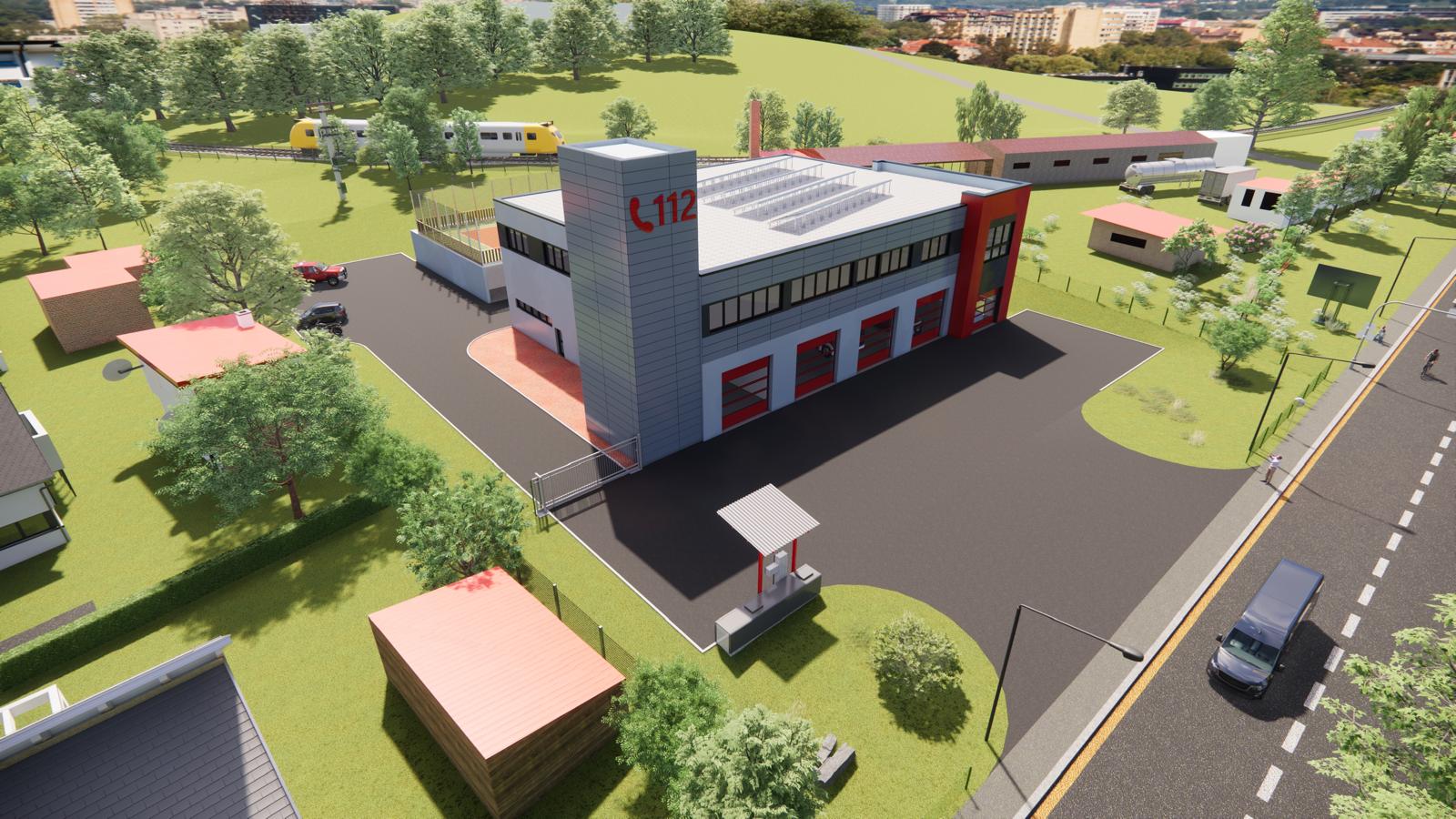 Vizualizace nové stanice Jilemnice