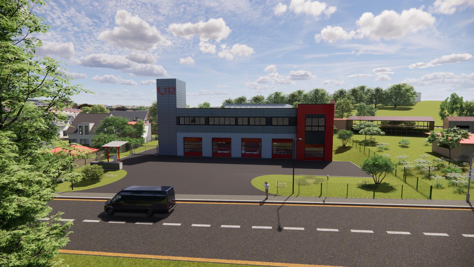 Vizualizace nové stanice Jilemnice