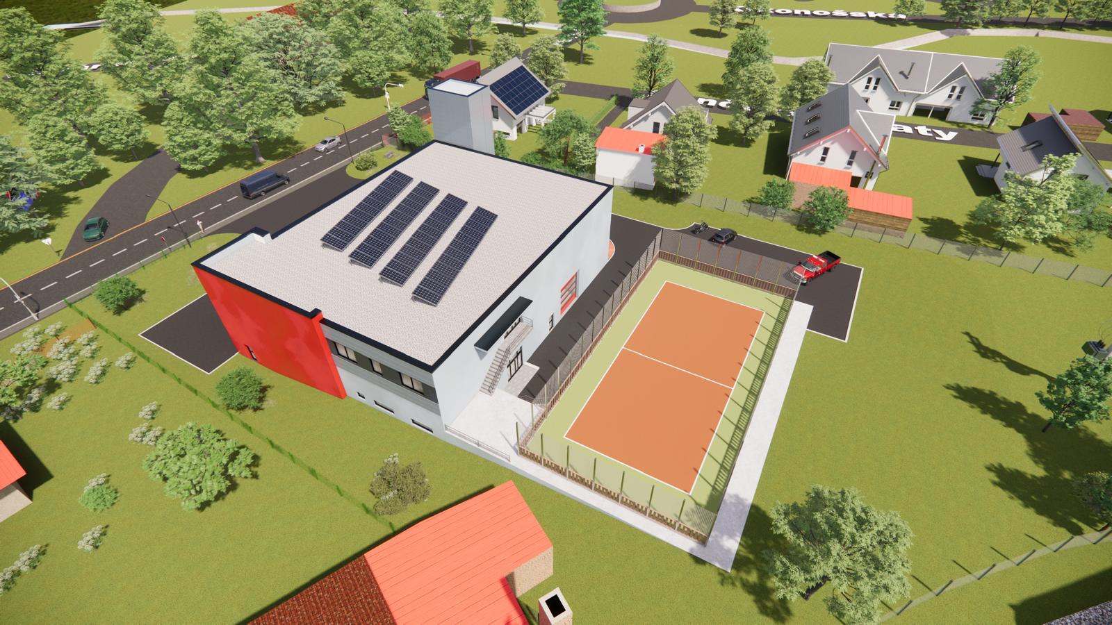 Vizualizace nové stanice Jilemnice