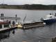 Vyzvednutí potopeného houseboatu, Radava - 5. a 6. 1. 2019 (4)