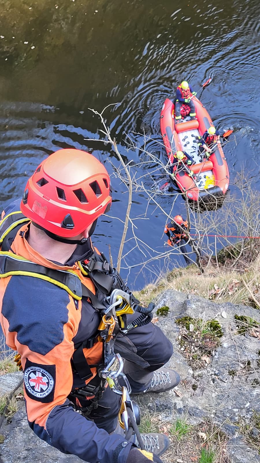 Záchrana ferratisty, Vodní brána